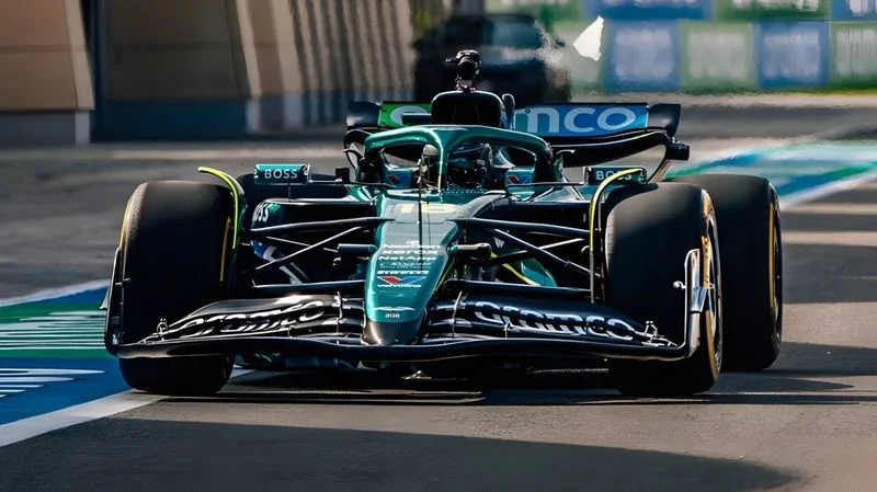 Aston Martin ha usado un alerón delantero similar al prohibido por la FIA en 2023