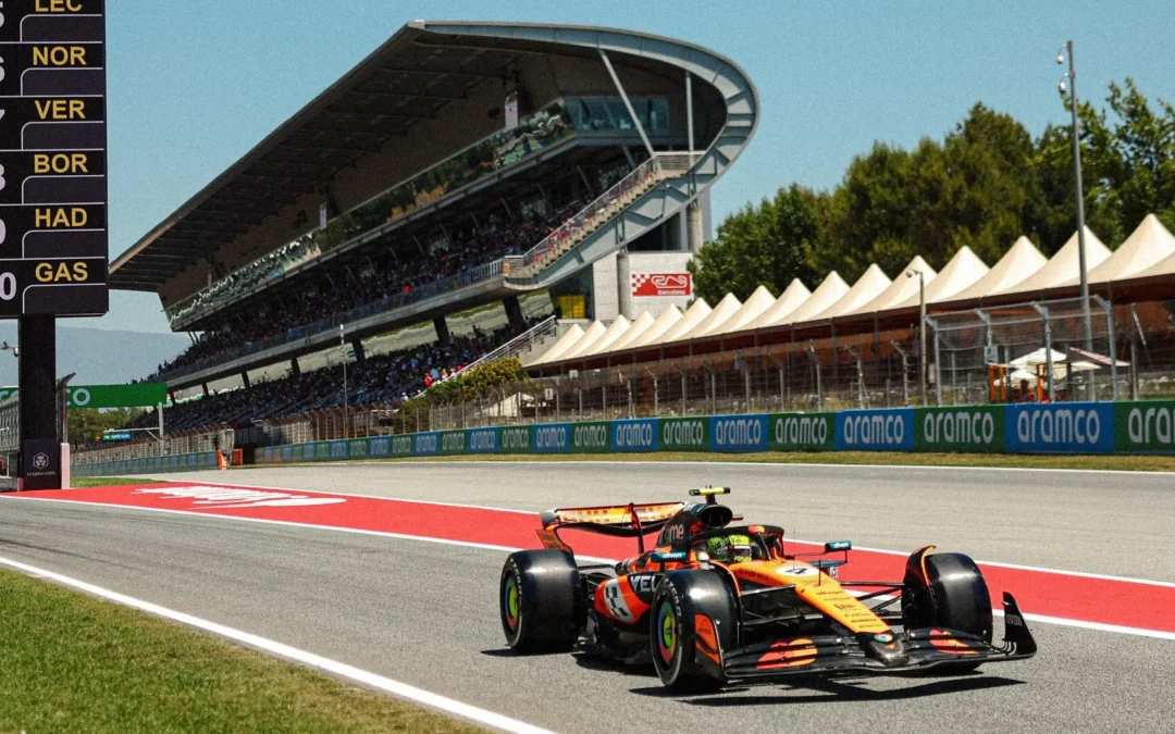 Lando Norris fue el más rápido de los Libres 1 en Barcelona