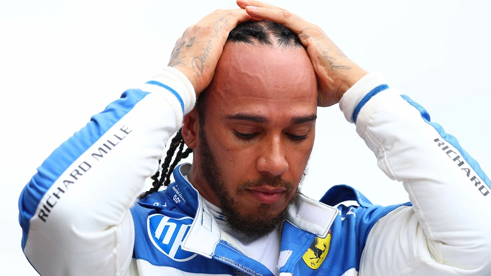 El preocupante momento de Hamilton con Ferrari